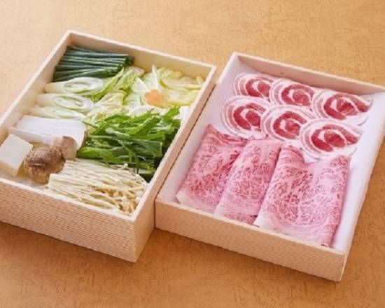 黒毛和牛と豚セット